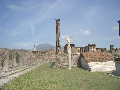 Pompei with Vesuvio