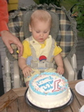 Daniel with Birthday Cake