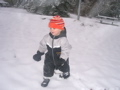 Daniel in first Snow