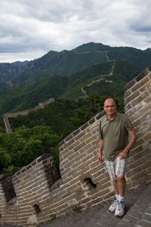 Nelson on China Great Wall