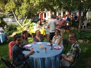 Dioraci with family at Garden Party