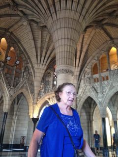 Dioraci inside Canadian Parliament