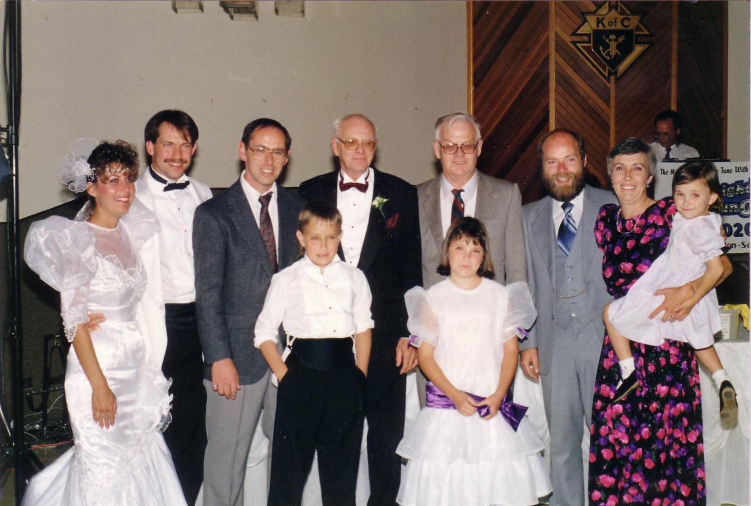 wedding: Bill and Rose Holte (July, 1990)