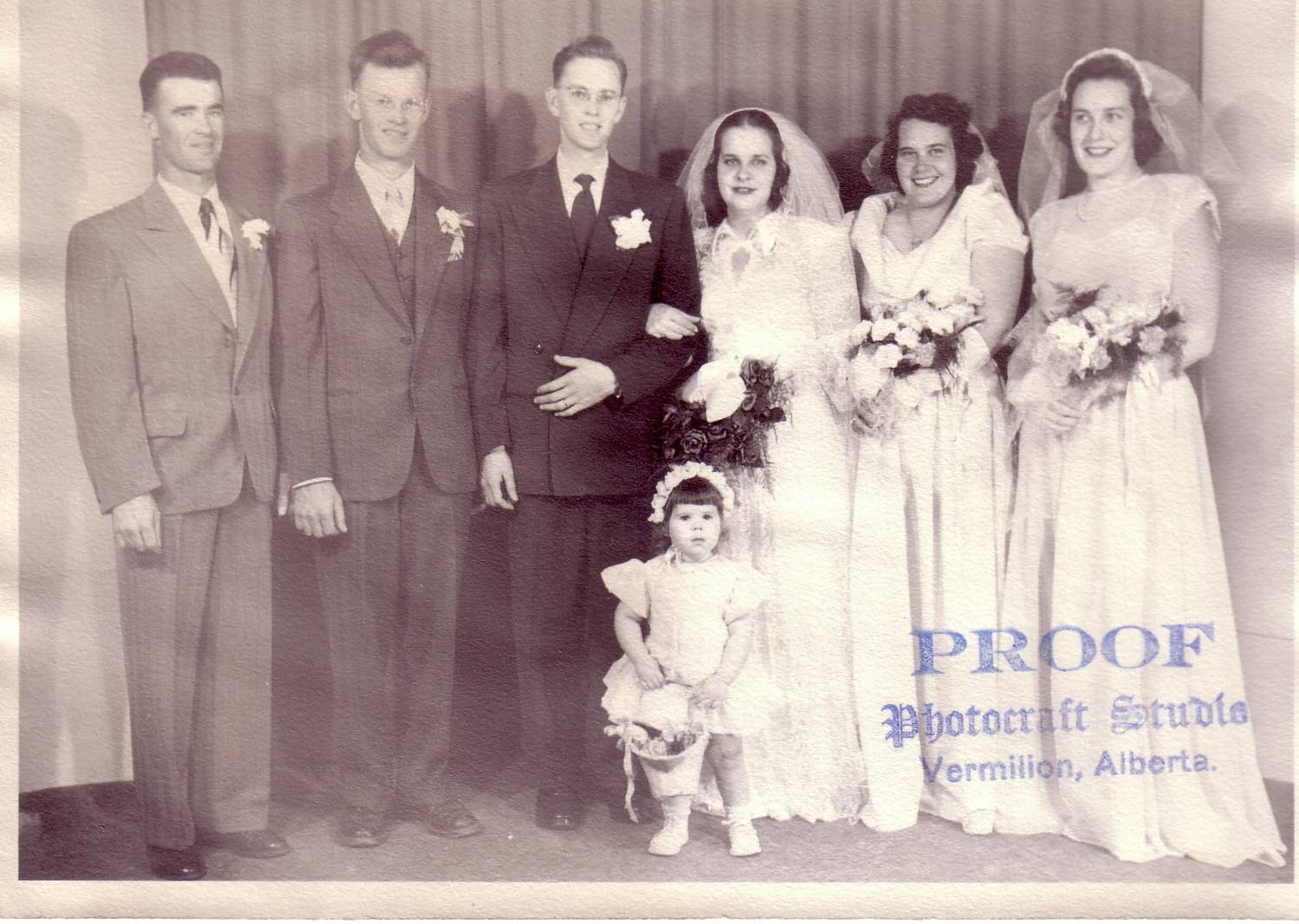 wedding: Ken Holte and Marjorie West