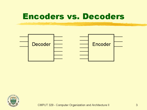 Encoders vs. Decoders