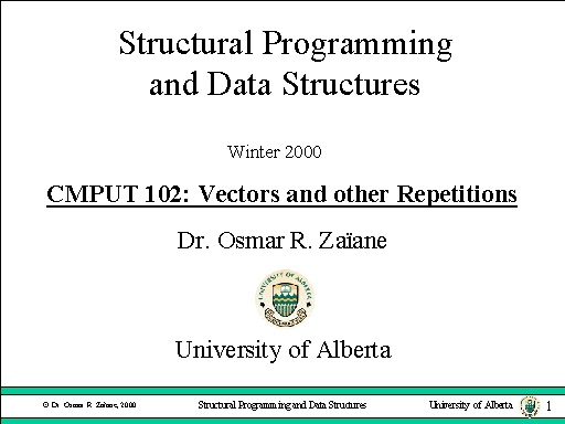 Structural Programming and Data Structures