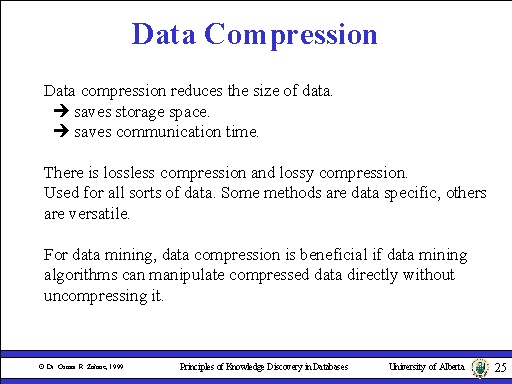 Data compression